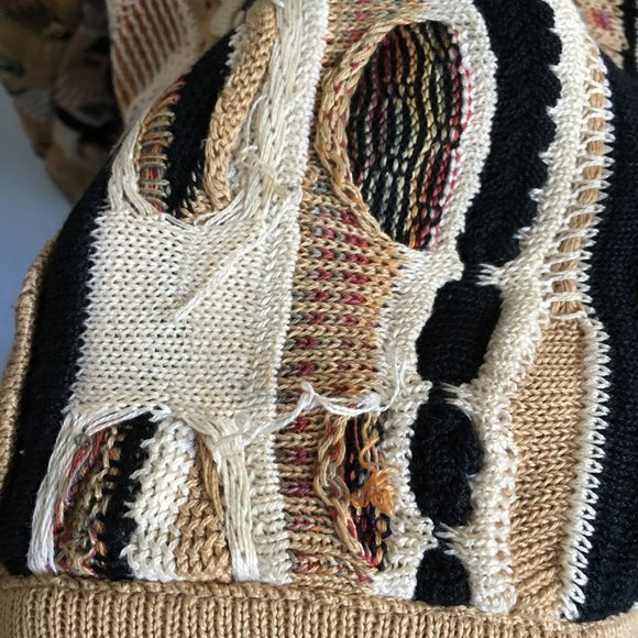 VINTAGE 1990s Tundra Textured Chunky Knit Sweater - Picture 8 of 8